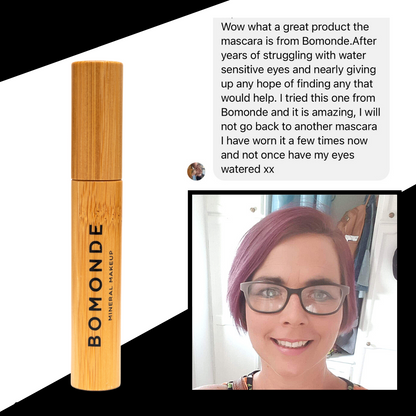 Mascara Minéral Vegan – Allongeant, volumisant et doux pour yeux sensibles, sans toxines