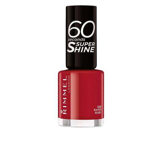 Vernis à ongles 60 Seconds Super Shine #320 Rapid Ruby – Brillance éclatante et séchage rapide